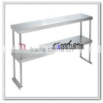 S017 Assemble 2 Tier Stainless Steel Overshleves