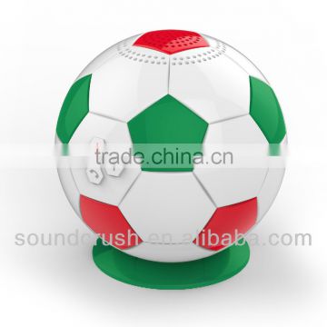 2014 innovative products for import portable Football Bluetooth speaker wtih customized color and bluetooth A2DP
