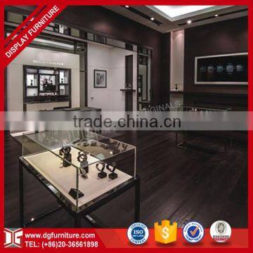 High End Wooden Watch Retail Interior Shop Decoration