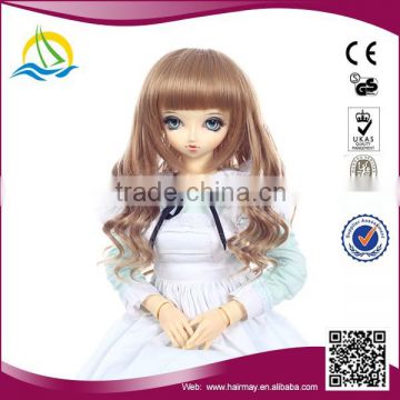 High Temperature Fiber Synthetic Kanekalon Doll Wig factories,cheap doll wig for american girl doll