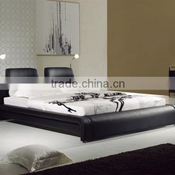 italian leather bed