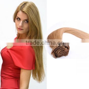 2015 Hot Sale 100% Human Remy Virgin Russian Hair Extension, Russian Hair Clip in Hair Extension