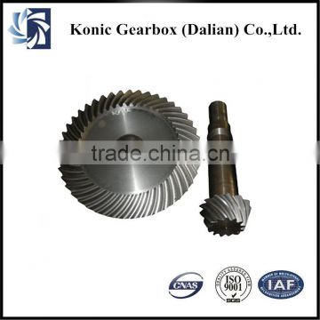 Customized automatic industrial bevel gear assembly for equipment parts at reasonable price