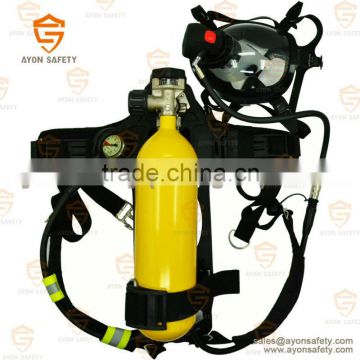 EN137 mining self contained breathing apparatus SCBA 6L steel cylinder - Ayonsafety