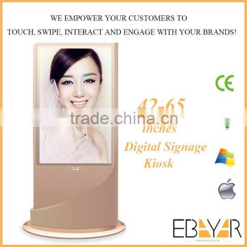 Windows 42 inch advertising outdoor full color led display floor standing vending machine with wifi network