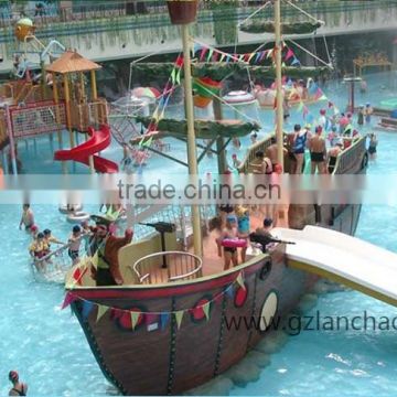 water play of pirate boat for water amusement equipment