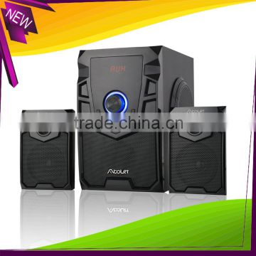 A305 SD Card/U Disk FM Subwoofer Multimedia Speaker Sound System with Iron Mesh