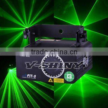 portable single green laser beam effect light