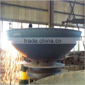 Dome Stainless steel end cap/large pipe metal caps/diferent types of tank cap