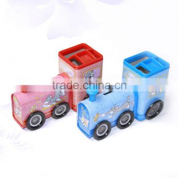 Promotional kids students Money box with pen holder