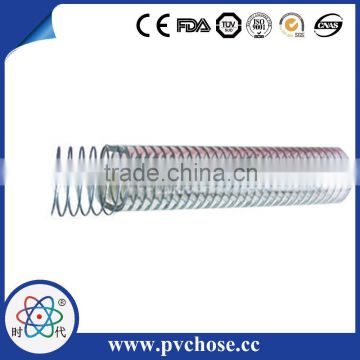 low price 35mm PVC steel wire reinforced hose pipe