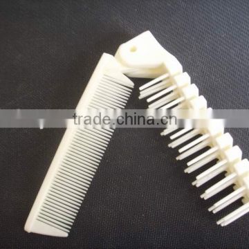 cheap disposable plastic foldable comb for hotel
