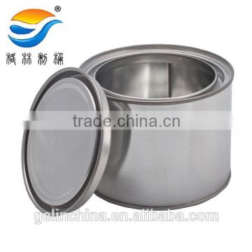 0.5L round big mounth tin can,round tin container
