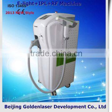 2013 New style E-light+IPL+RF machine www.golden-laser.org/ magnetic spot remover