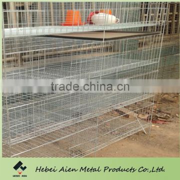 design layer chicken brolier cage,Metal H frame galvanized automatic brolier cage