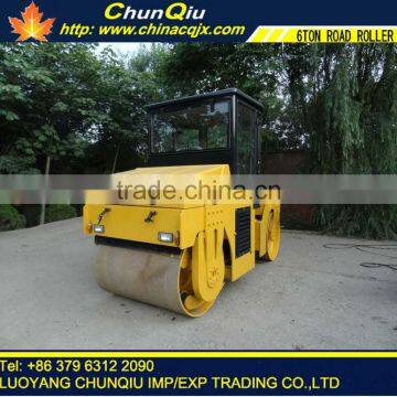 new type 3 ton double drum road roller