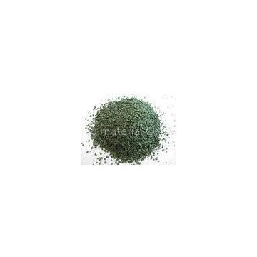 Green Sand Stone Coated Roofing Granules / Ceramic Colorful Granule