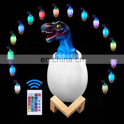 Newborn Dinosaur 16 Colors LED Night Light Touch Control Home Decoration Lamps
