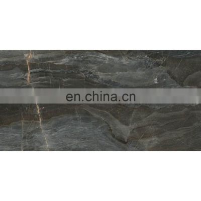 Big size 900x1800mm Grey Glazed marble ceramic porcelain tiles with 4 faces