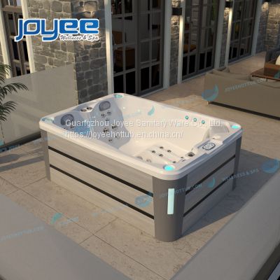 JOYEE High Quality Low Price 3 People Hot Tub US Acrylic Outdoor Constant Temperature Whirlpools Outdoor Spa