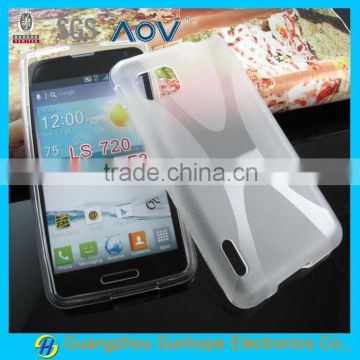 TPU plastic cell phone case for LG LS 720 MS659