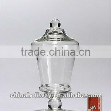 Clear Glass Candy Jar with Lid