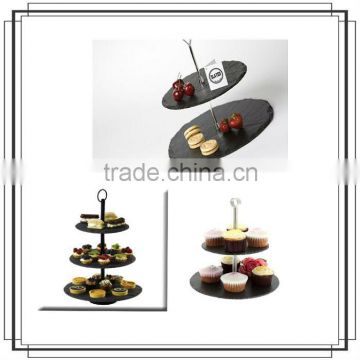 Cake decorating tool slate cake stand
