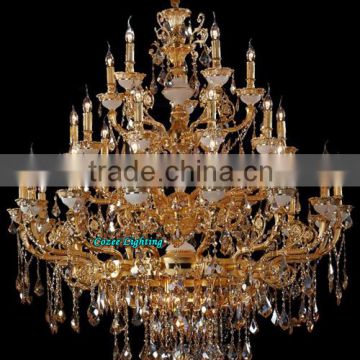Modern Large Big Crystal Chandelier Pendant Lamp Light Lighting for Hotel Home Decoration CZ5122/18+9+6
