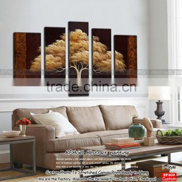 Antique living room set hotel lobby signs abstract paintings