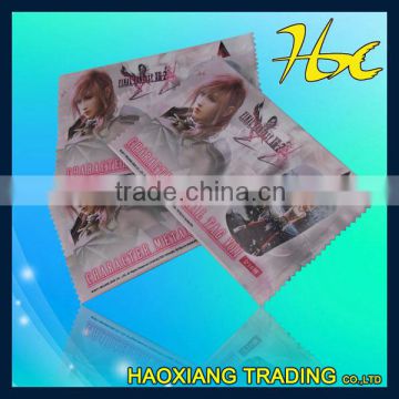 printed colorful plastic bag for wet tissue with aluminium foil