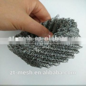 2.5-48inch width knitted stainless steel wire mesh for thermal and acoustic insulation materials