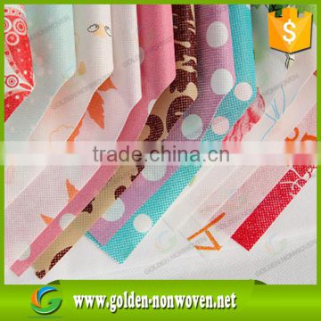 pp spunbond printed nonwoven fabric for bag making, printed pp spunbond nonwoven fabric in roll made in china