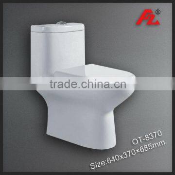 Sanitary Ware Ceramic Bathroom Double-hole Excess Eddy One piece Toilet