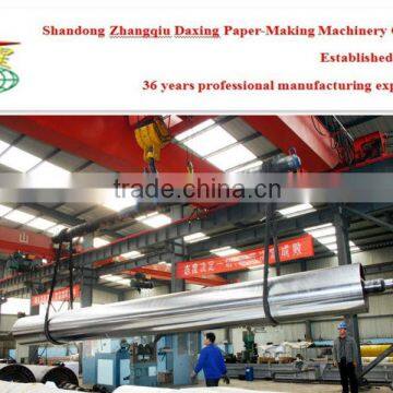 chroming guide roll for paper machine