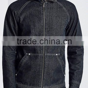 2016 Mens latest design hooded fancy outdoor waterproof jeans jacket