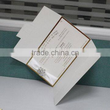 New style factory direct monogram pocket fold cards