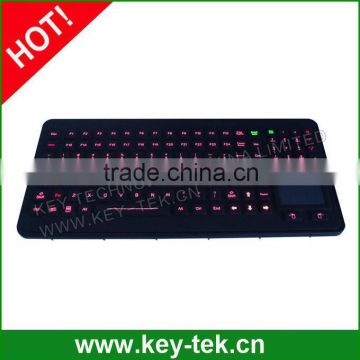 IP65 Rugged backlight industrial Medical Keyboard With Touchpad