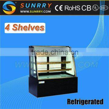 Cake Display Chiller/Glass Cake Showcase/Marble Cake Showcase (SY-CS468D SUNRRY)