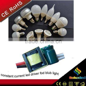 mini internal led driver 300mA 4-5*1w constant current for led blub