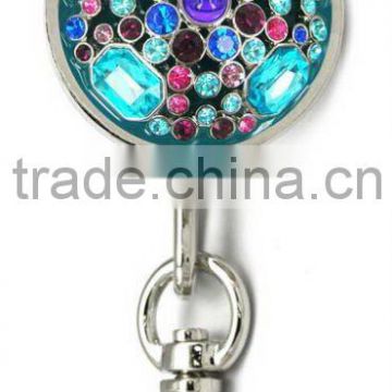 wholesale alloy crystal ladies purse keyfinder,good quality,pass factory audit