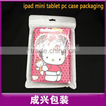 cheap ipad plastic packaging mini tablet pc packaging zipper pouch leather case pouch for ipad htc one mini packaging