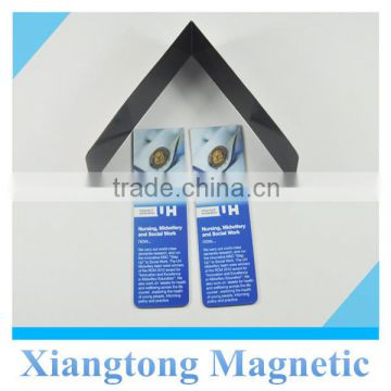 Custom Advertising Coated Paper Lamination Bookmark Magnets