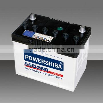 12v dry charged lead acid car battery