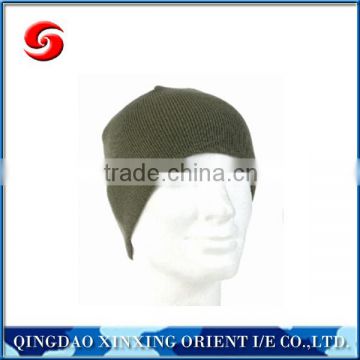 Acrylic Knitted hat/woolen hat/best quality beanie hat on alibaba