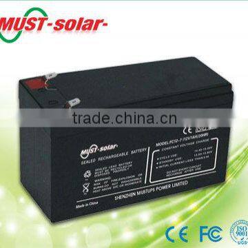 <MUST Solar>12v 100ah ups battery supplier lead acid battery