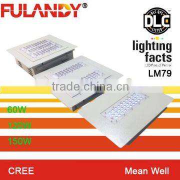 UL CUL DLC hazardous area lighting gas station led canopy lights