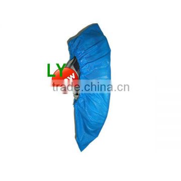 Disposable cleanroom PE CPE shoe covers