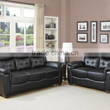 Living Room Sofa Specific Use and wood+Pu,Genuine Leather Material leather sofa