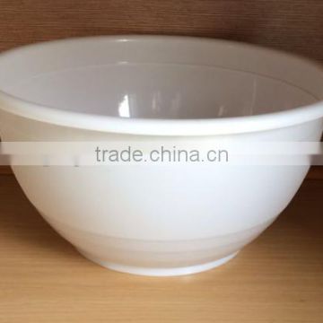Plastic mixing bowl white 11 inch Salad bowl white 11 inch #TG20048