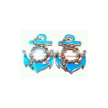 Light Blue Stainless Steel Nipple Ring Piercing Body Jewelry Nipple Piercing Jewelry